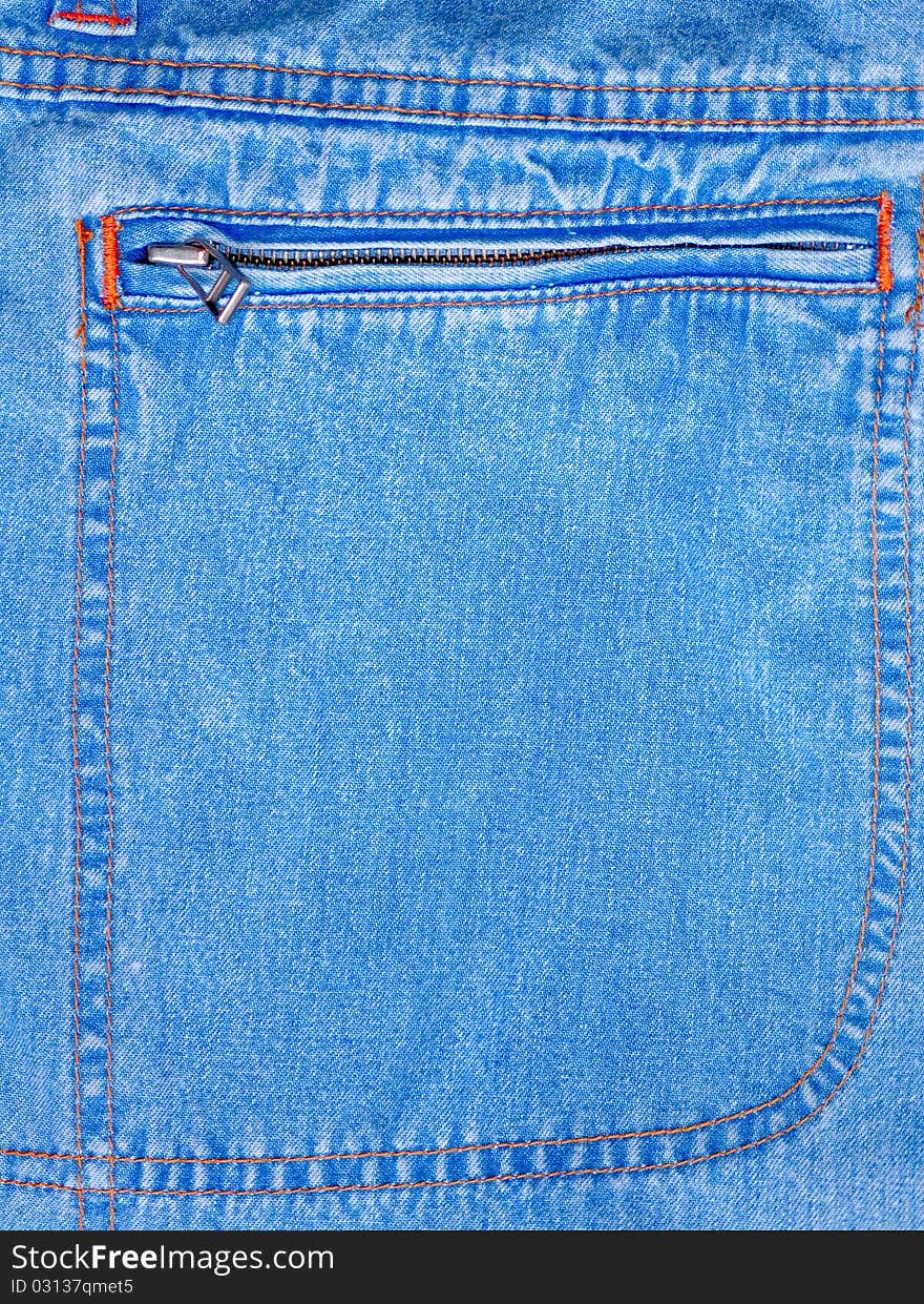 The Pocket On Jeans.