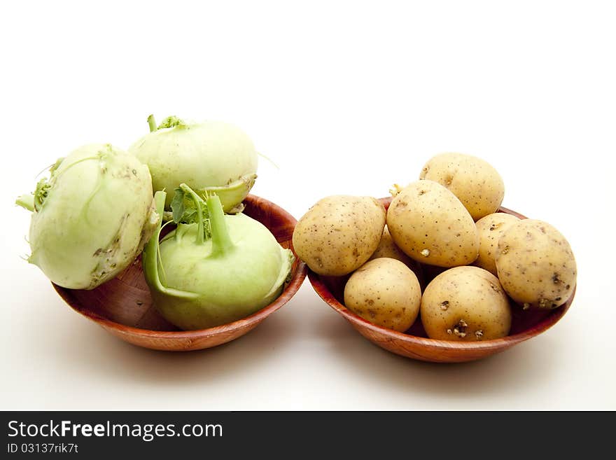 Kohlrabi with potato