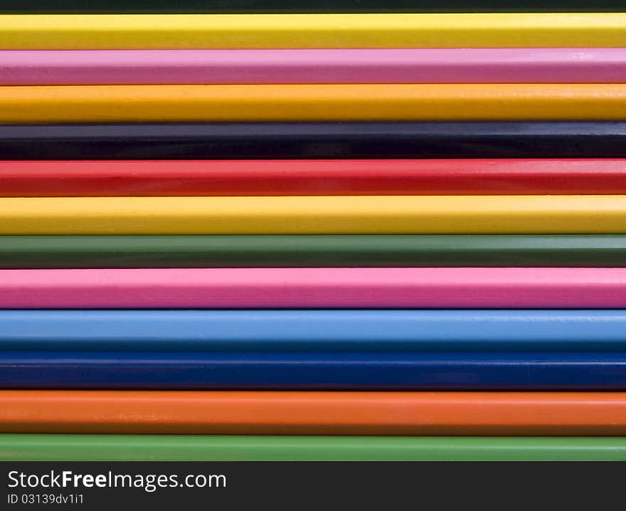 The Set colour pencils.