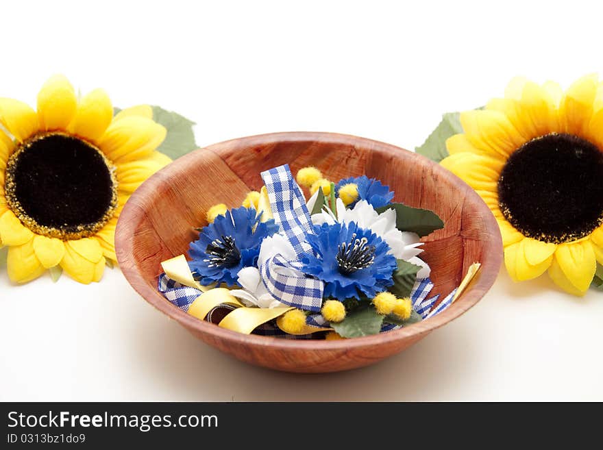 Sunflower With Flower Jewelry