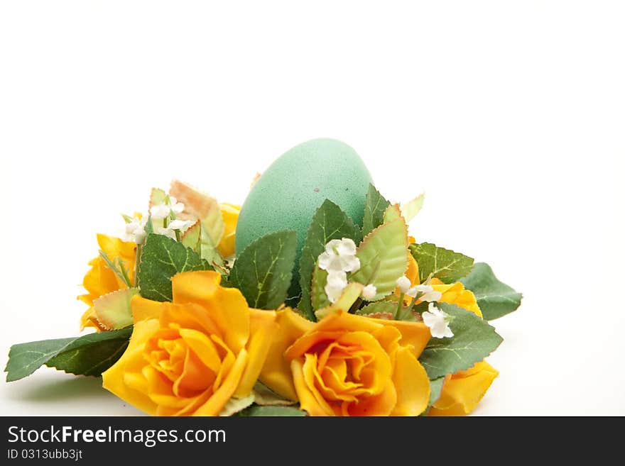 Easter Egg With Flower