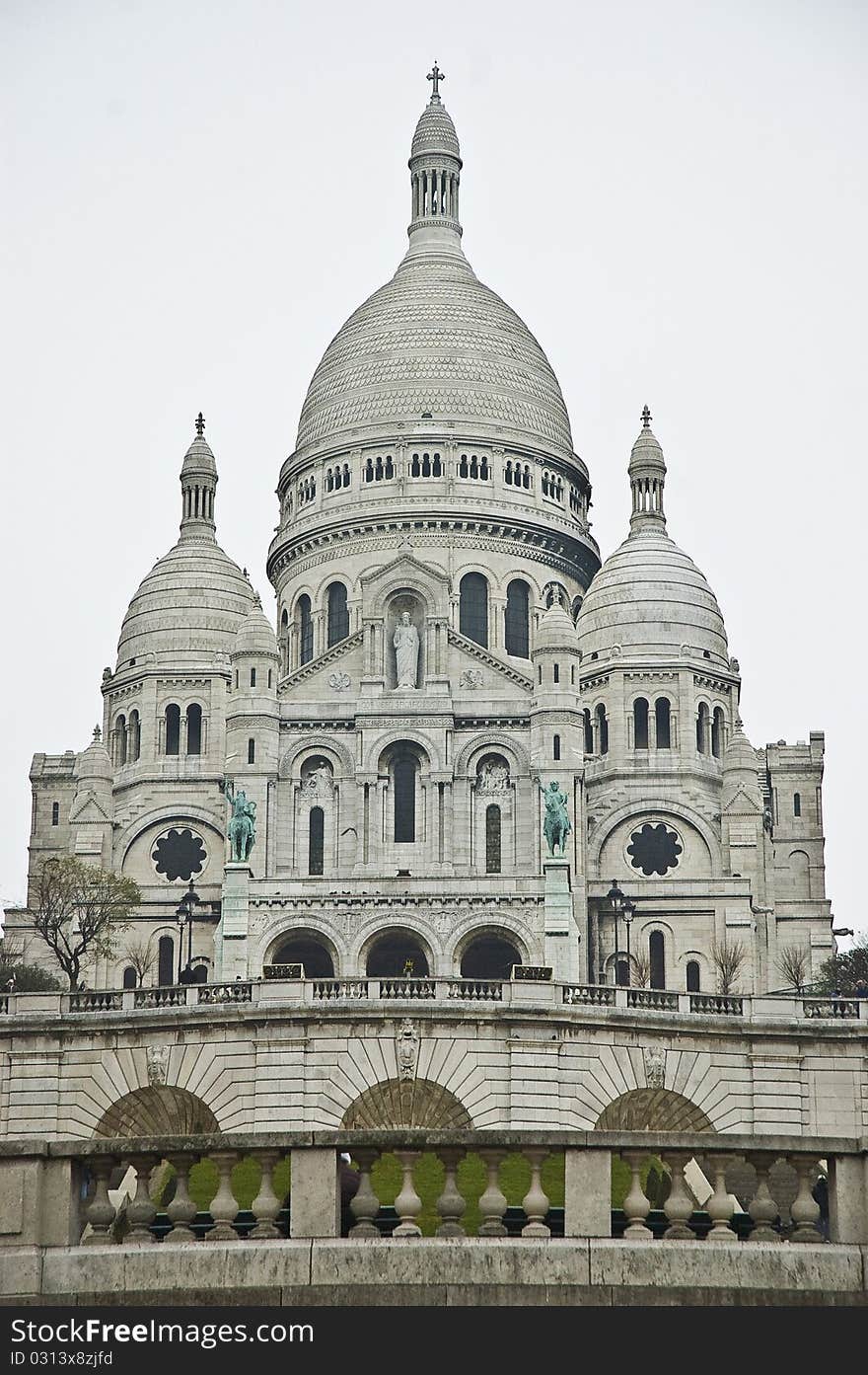 Sacre Coeur located at Montmartre at Paris, France. Sacre Coeur located at Montmartre at Paris, France