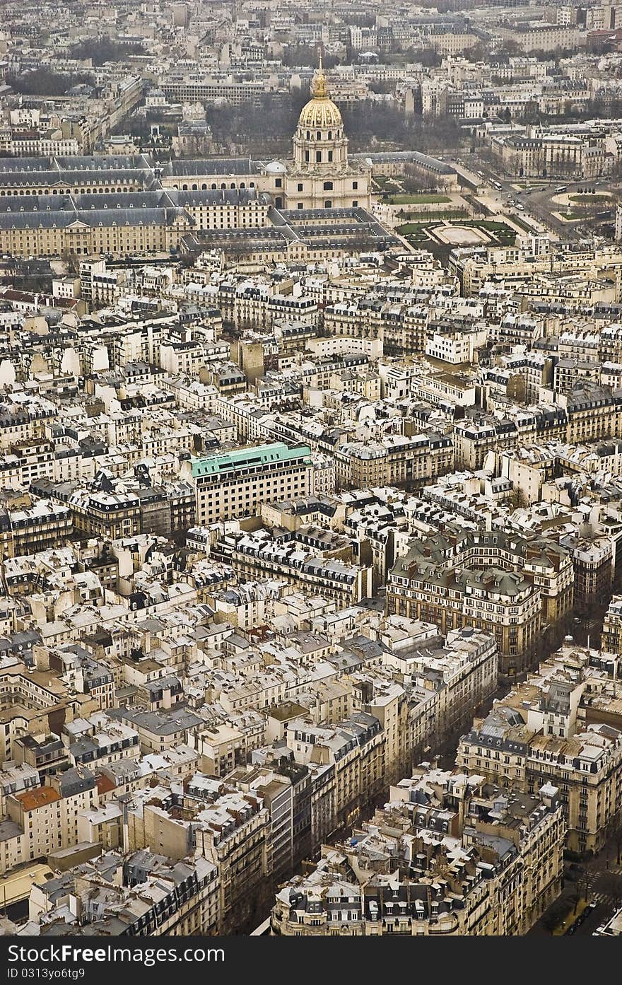 Hotel des Invalides at Paris, France.