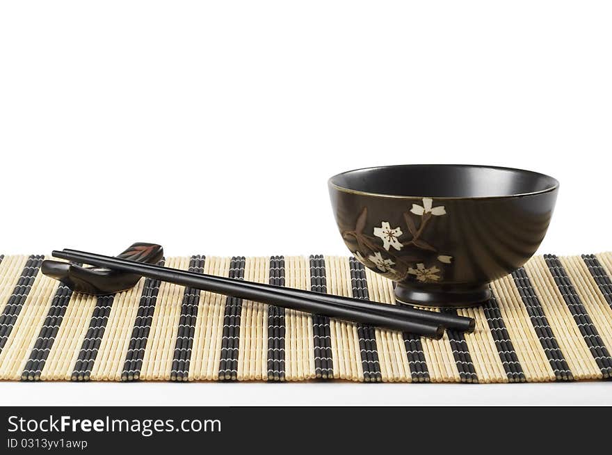 Bowl and chopsticks