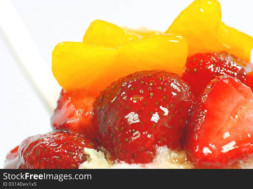 Strawberries  and sweet orange