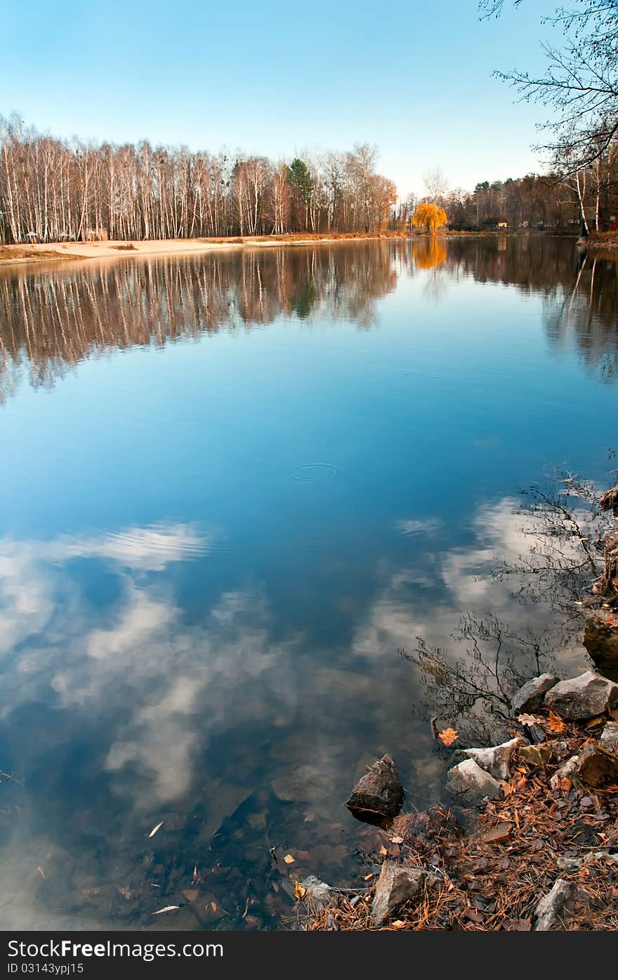 Quiet place at lake