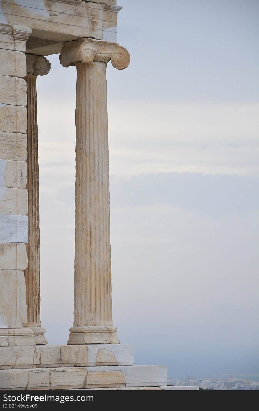 Entrance in the Parthenon