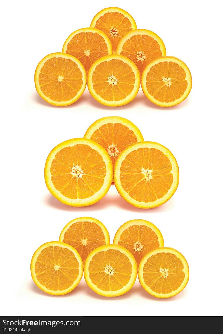 Sliced orange collection