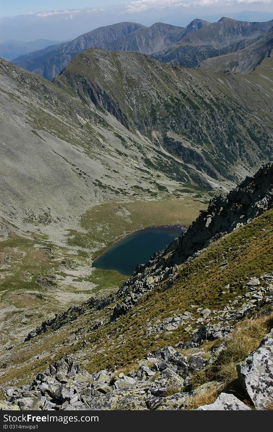 Lake In Retezat National Park, Romania