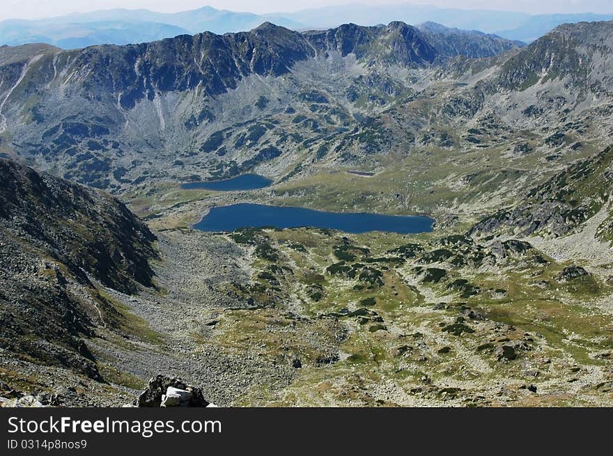 Lake In Retezat National Park, Romania