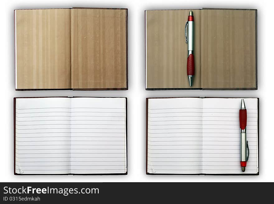 Blank NoteBook open for note