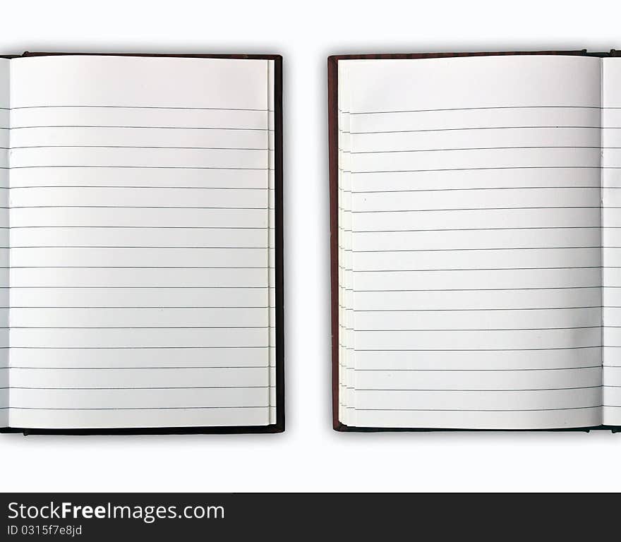 Blank NoteBook open for note