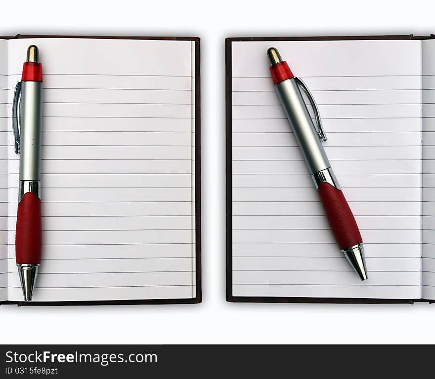 Blank NoteBook open for note