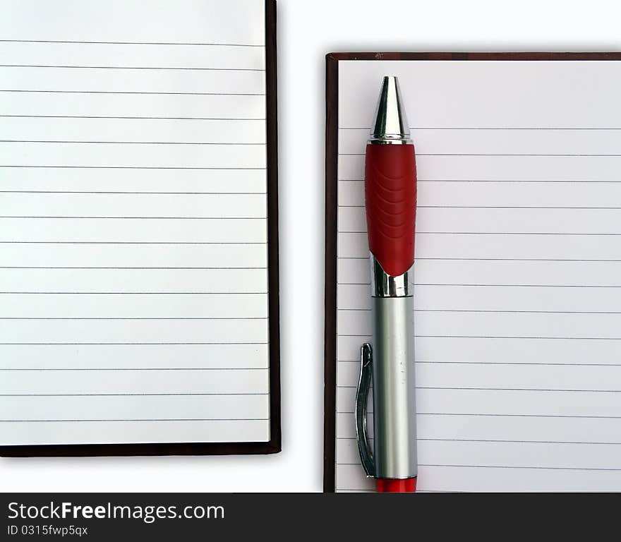 Blank NoteBook open for note