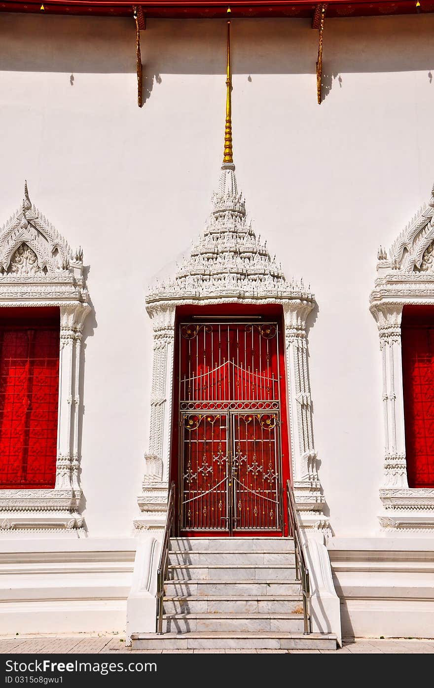 Art of Thai Window , ancient thailand temple