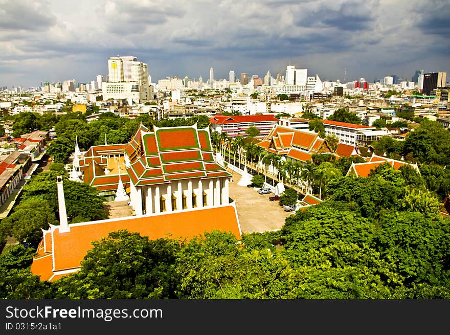 View of bangkok city,thailand