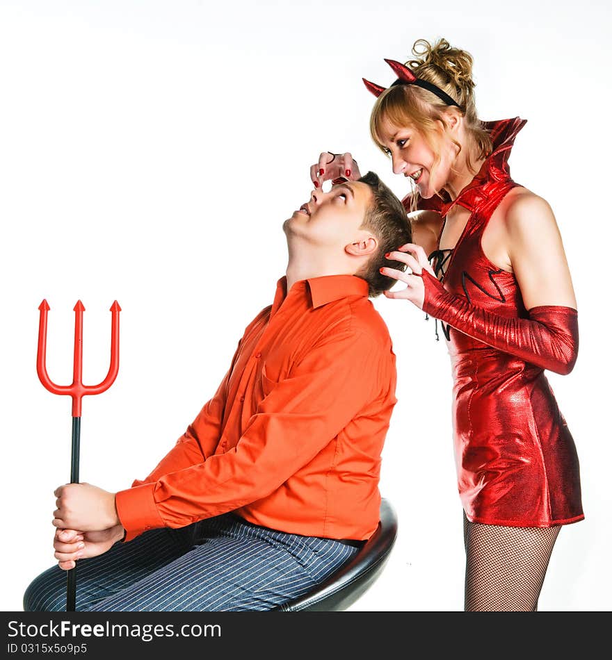 Red Devil Couple