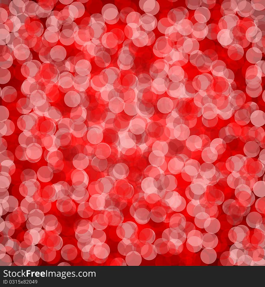 Red Abstract Glowing Background