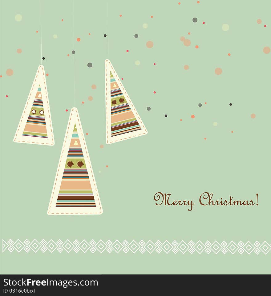 Colored christmas background,  illustration