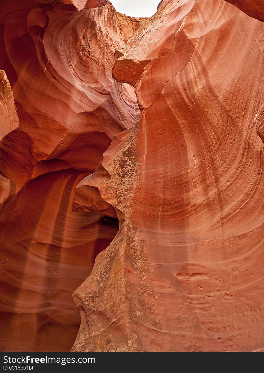 The Antelope Canyon