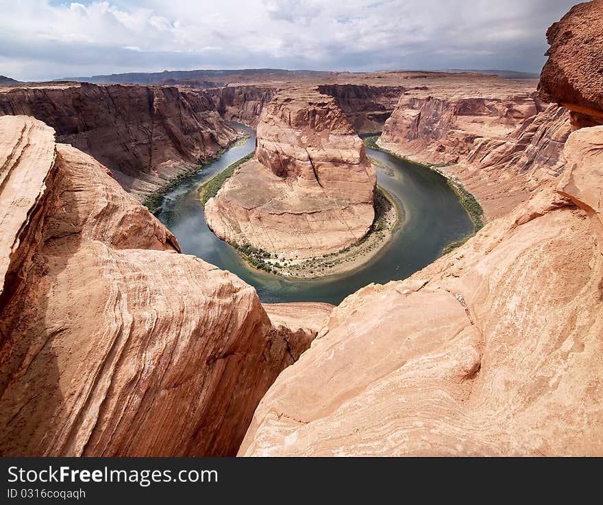 Horse Shoe Bend at Utah, USA