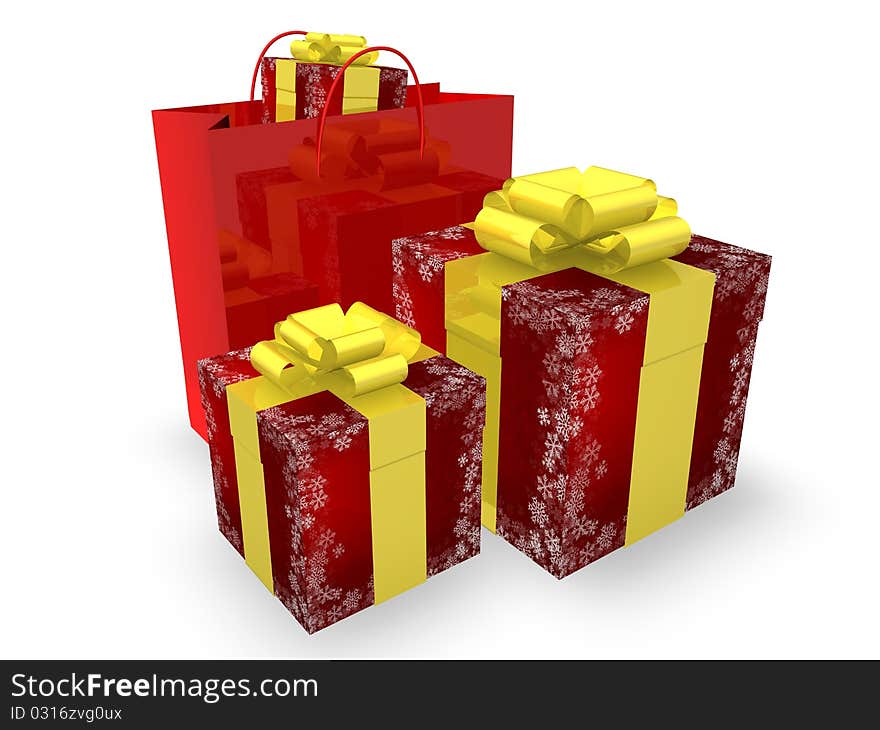 Gift Boxes And Shopping Bag