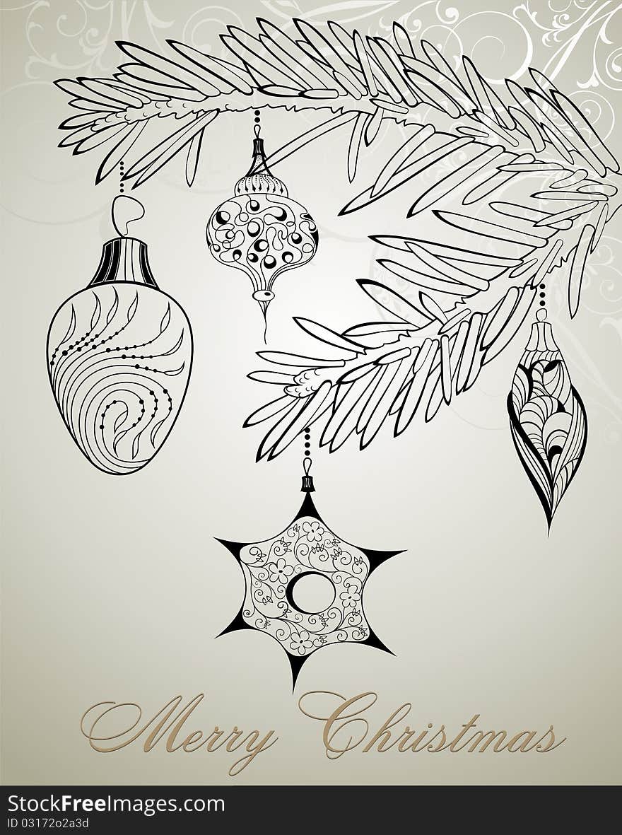 Christmas design illustration