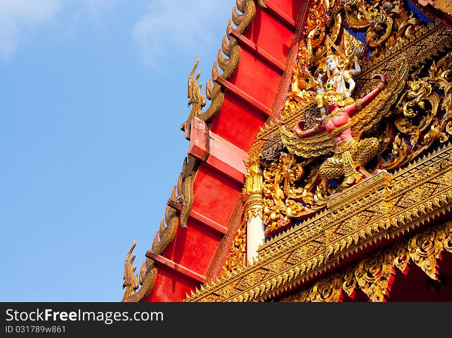 Thai temple at Chonburi province. Thai temple at Chonburi province.