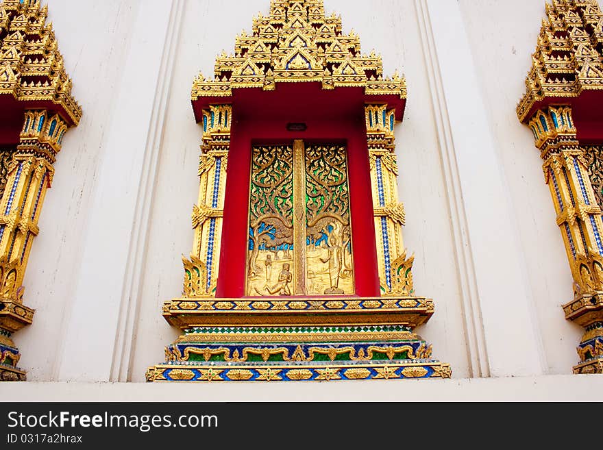 Thai temple at Chonburi province. Thai temple at Chonburi province.