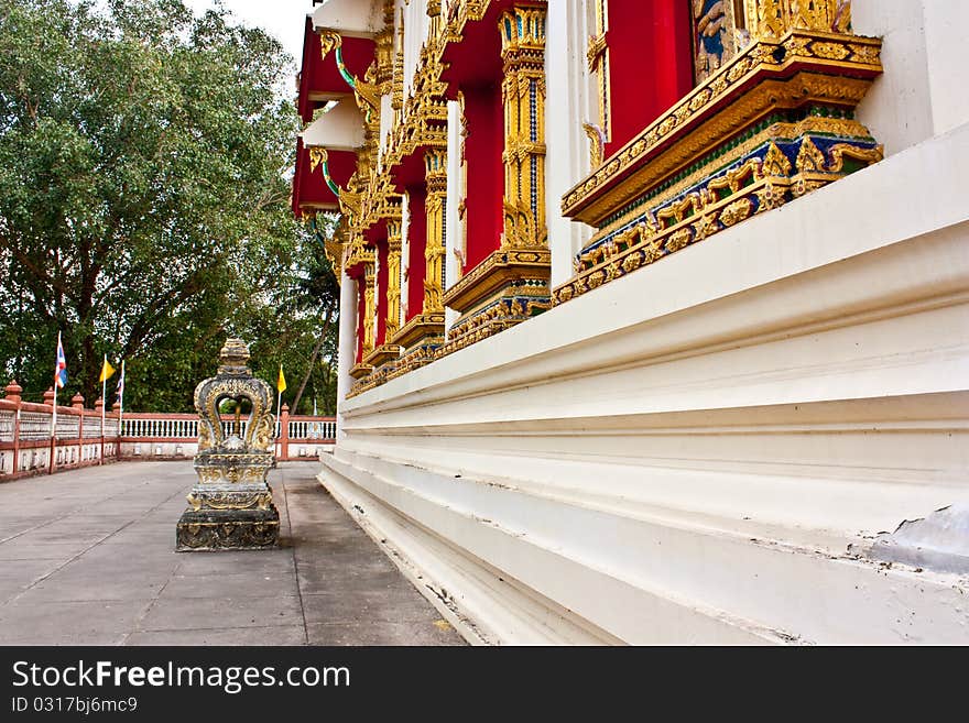 Thai temple at Chonburi province. Thai temple at Chonburi province.