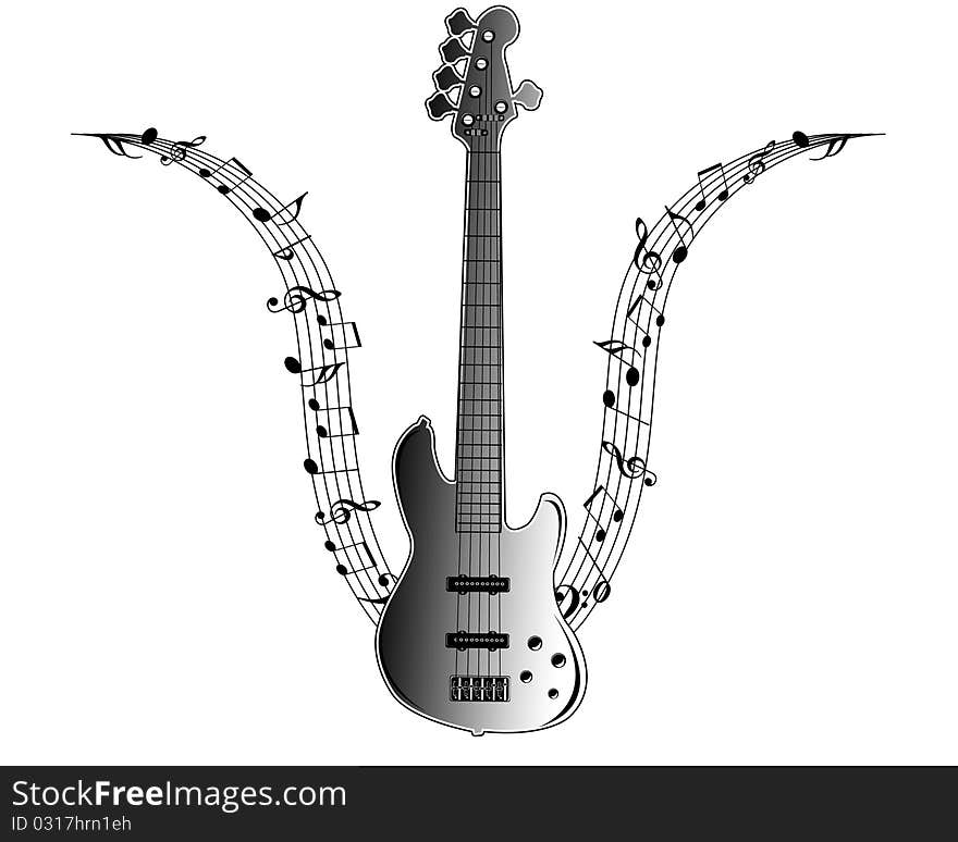 Guitar Music notes