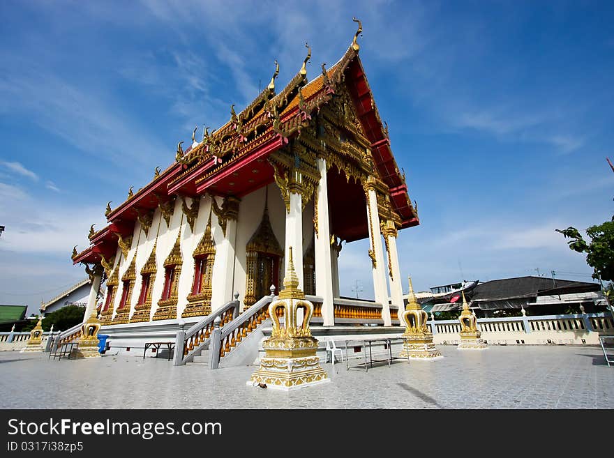 The Buddhist temple in thailand