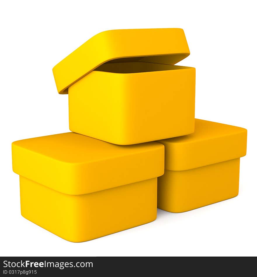 Yellow blank boxes