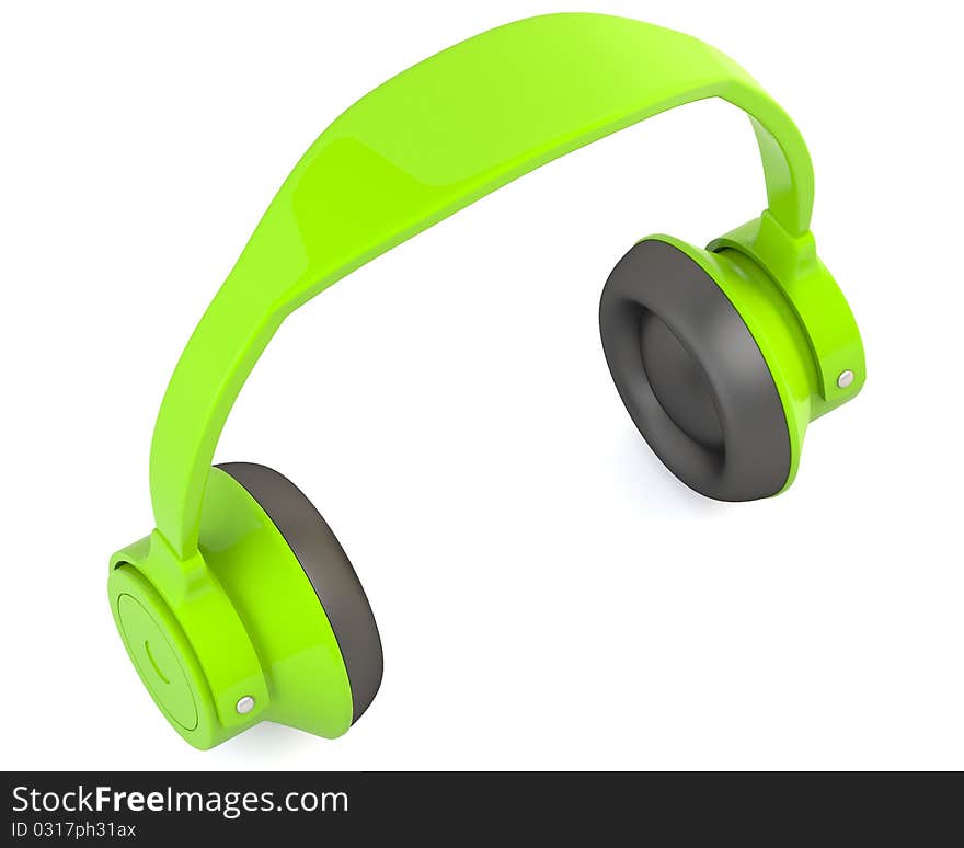 Green Headphones