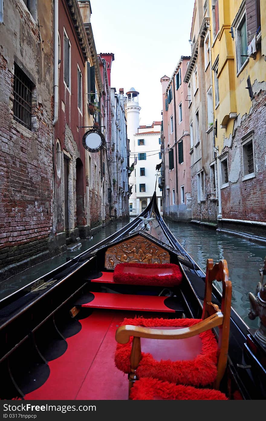 Venice Seen from Gondola