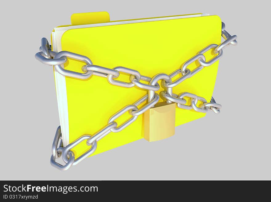 Folder In Chains