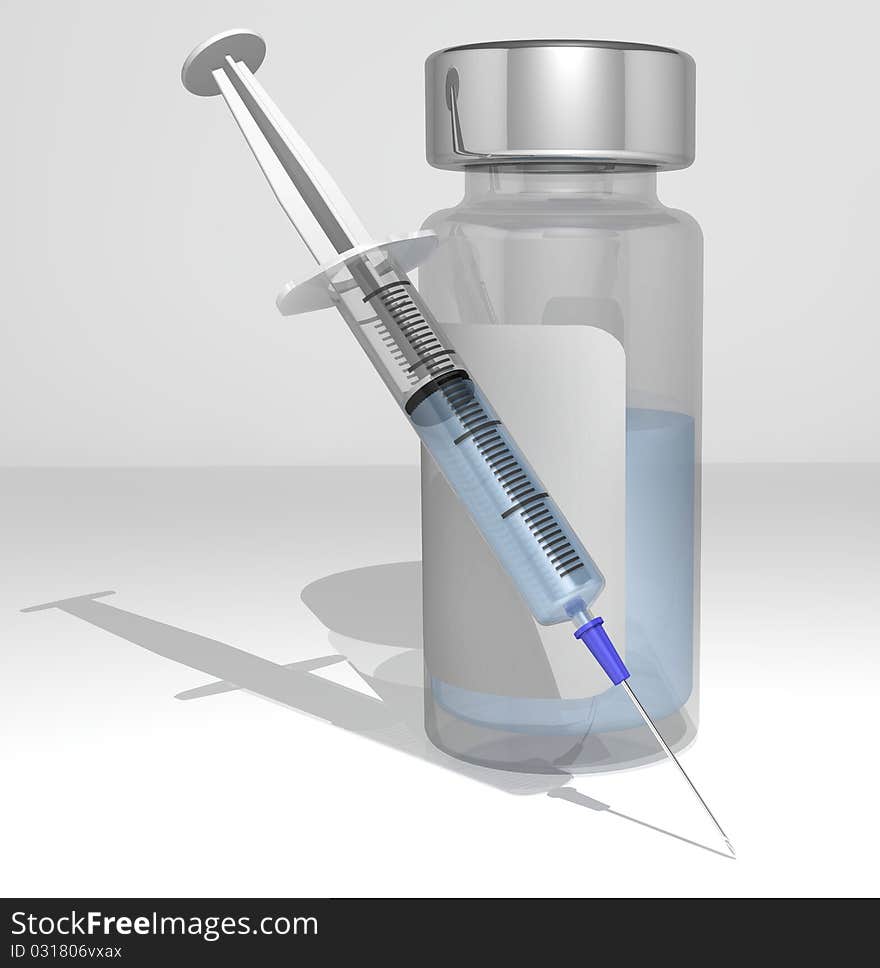 Syringe And Jar