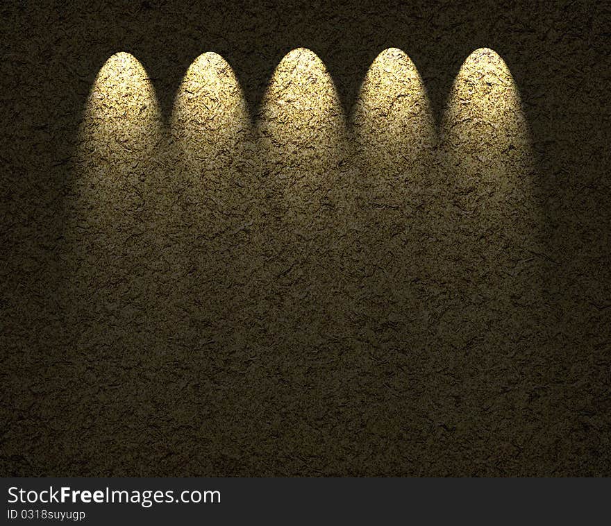 Textural Stone Background with illumination from a projectors. Textural Stone Background with illumination from a projectors