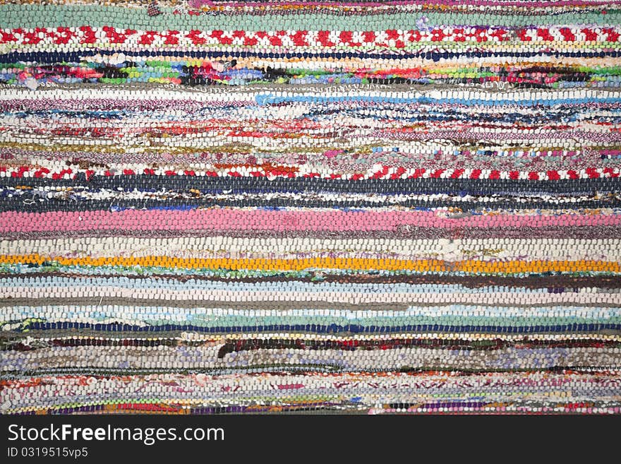 Colorful rug ideal for use like background. Colorful rug ideal for use like background