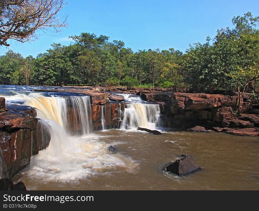 Tadtone waterfall from top