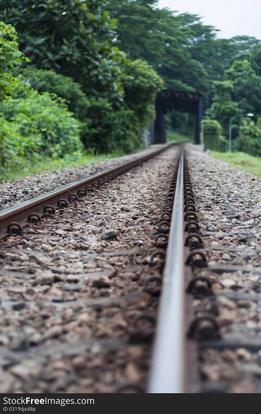 A abandon railway track