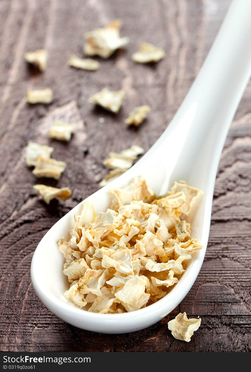 Celery Root On Spoon