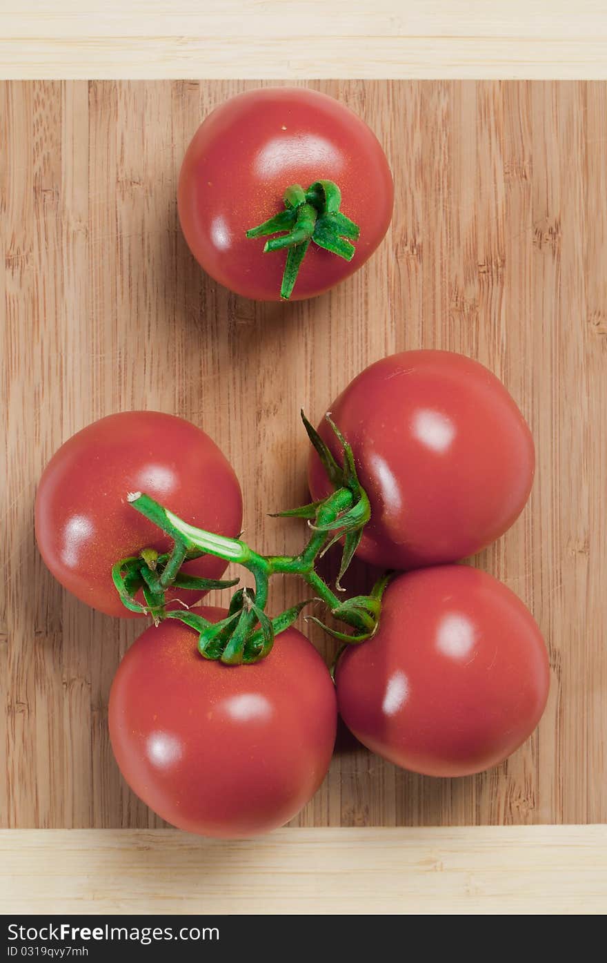 Tomatos on a plate