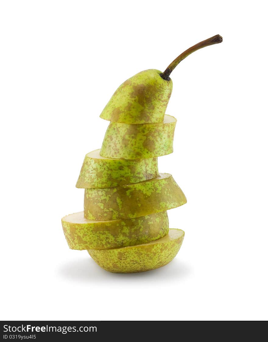 Pear slices