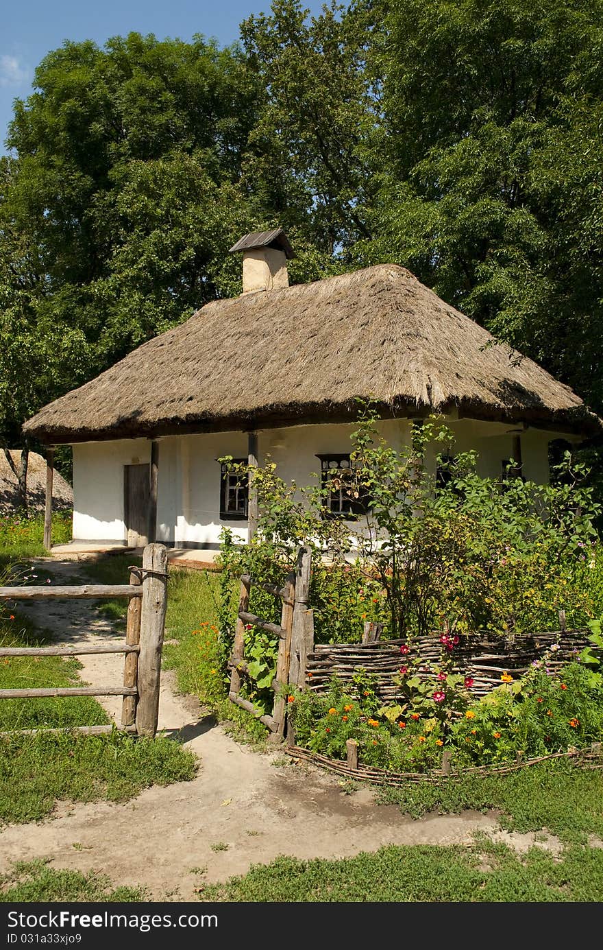 Picture of the old house in Ukraine