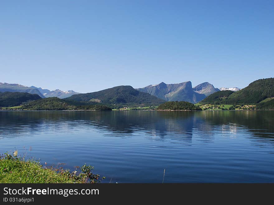 View over the fjord