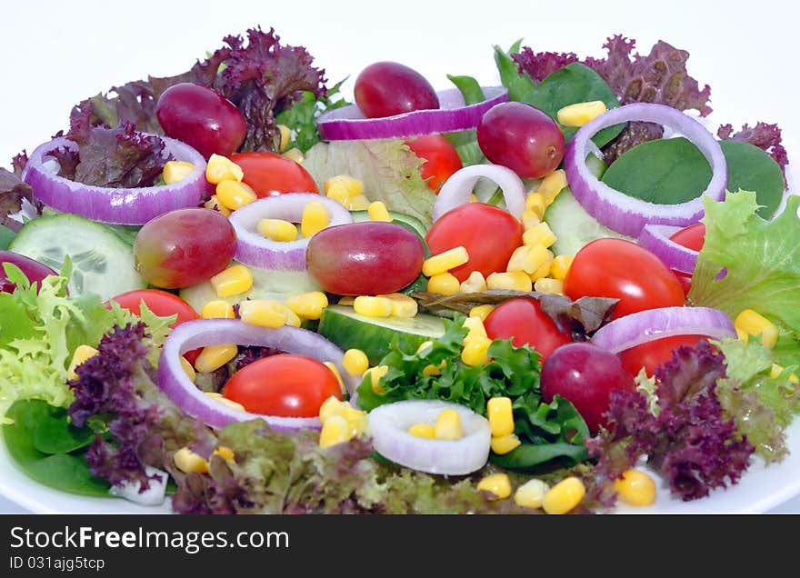 Salad with Grapes