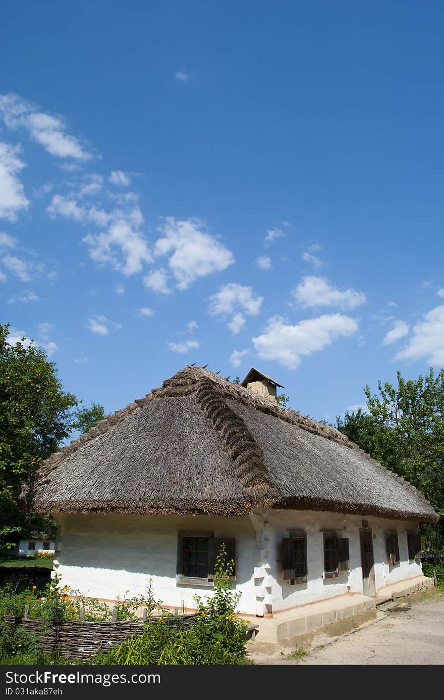 Old ryral house in the village near Kiev. Old ryral house in the village near Kiev