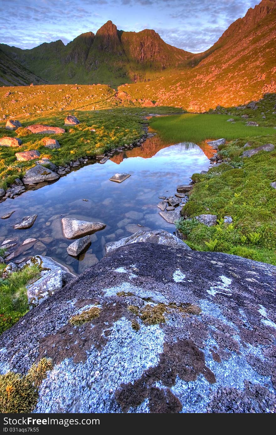 Beautiful landscape of Norway.