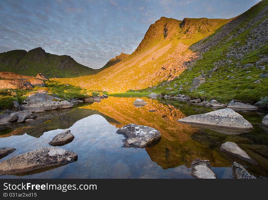 Beautiful landscape of Norway.